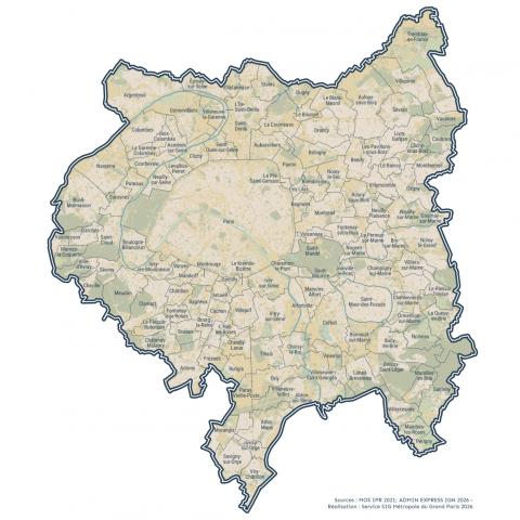 Carte explicative du périmètre de la Zone à Faibles Émissions (ZFE) applicable à Suresnes.